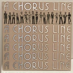 “A Chorus Line” original cast recording vinyl LP in gatefold cover
